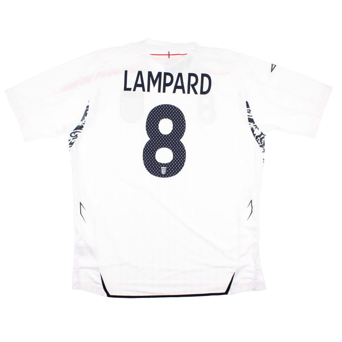 England 2007-09 Home Shirt (XL) Lampard #8 (Mint)