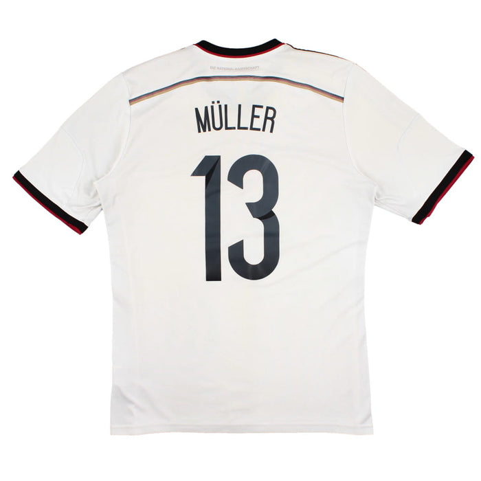 Germany 2014-15 Home Shirt (L) Muller #13 (Fair)