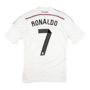 Real Madrid 2014-15 Home Shirt (S) Ronaldo #7 (Good)_0