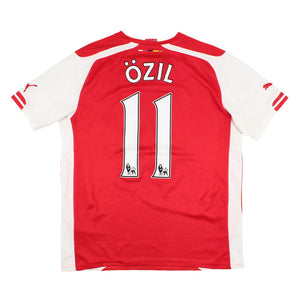 Arsenal 2014-15 Home Shirt (M) Ozil #11 (Very Good)_0