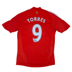 Liverpool 2008-10 Home Shirt (XLB) Torres #9 (Good)_0