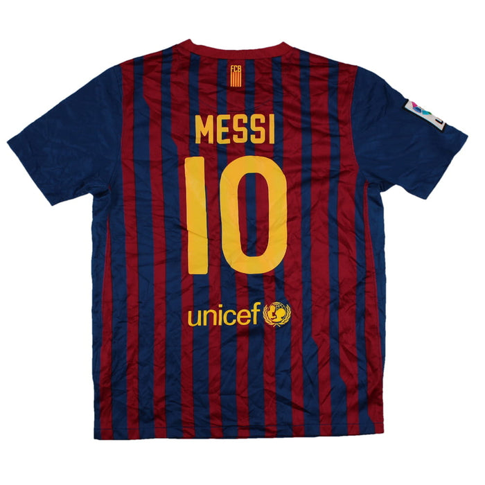 Barcelona 2011-12 Home Shirt (LB) Messi #10 (Mint)