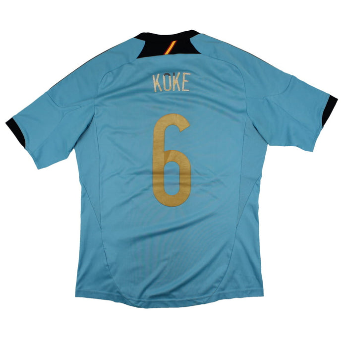 Spain 2012-13 Away Shirt (M) Koke #6 (Good)