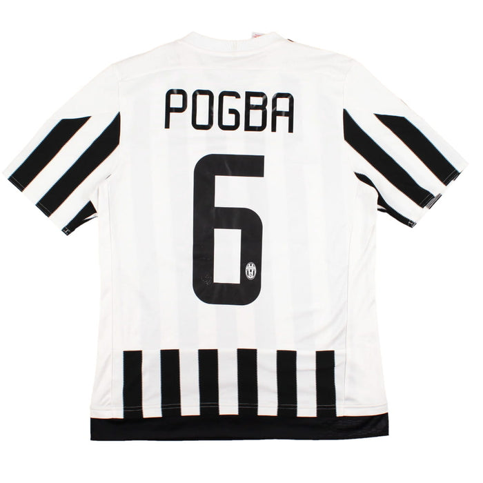 Juventus 2015-16 Home Shirt (15-16y) Pogba #6 (Very Good)