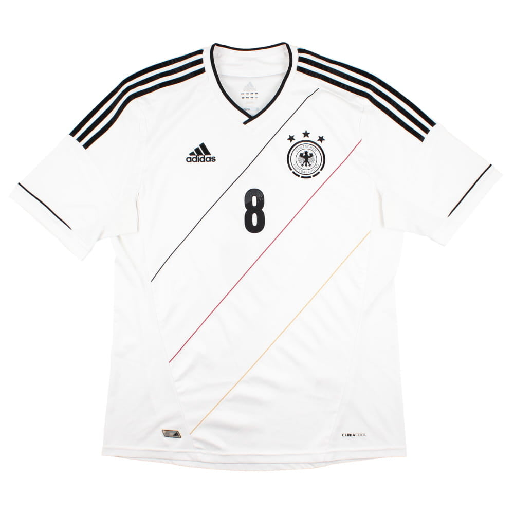 Germany 2012-13 Home Shirt (L) Ozil #8 (Mint)_1