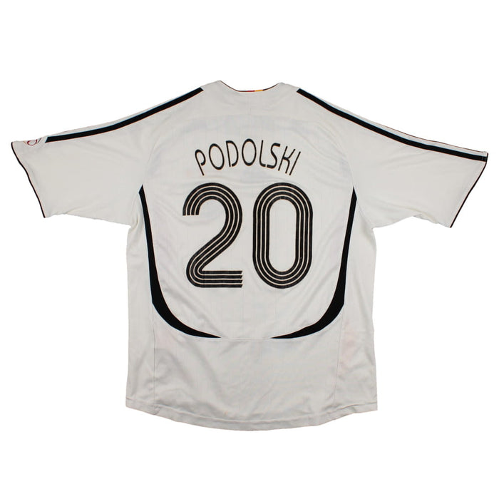 Germany 2006-08 Home Shirt (XLB) Podolski #20 (Good)