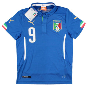 Italy 2014-15 Home Shirt (SB) Balotelli #9 (BNWT)_1