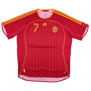 Spain 2006-08 Home Shirt (XL) Raul #7 (Very Good)_1