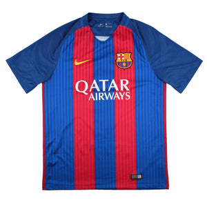 Barcelona 2016-17 Home Shirt (M) Pique #3 (Excellent)_1