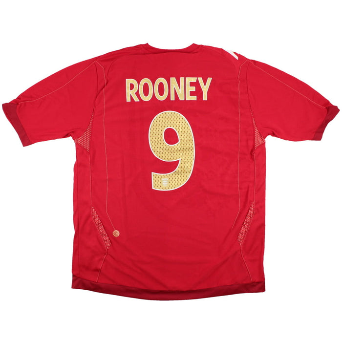 England 2006-08 Away Shirt (Rooney #9) (Excellent)