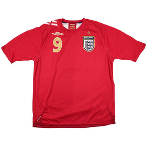 England 2006-08 Away Shirt (Rooney #9) (Excellent)_1