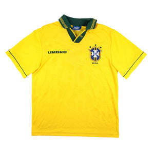 Brazil 1993-95 Home Shirt (Bebeto #7) (M) (Very Good)_1