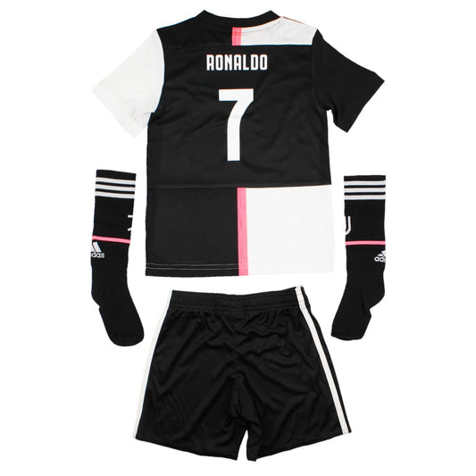 Juventus 2019-20 Home Mini Kit (Ronaldo #7) (4-5y) (BNWT)_0