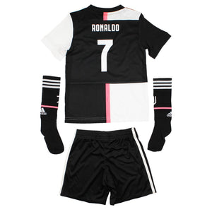 Juventus 2019-20 Home Mini Kit (Ronaldo #7) (4-5y) (BNWT)_0