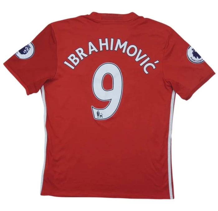 Manchester United 2016-17 Home Shirt (Ibrahimovic #9) (M) (Excellent)