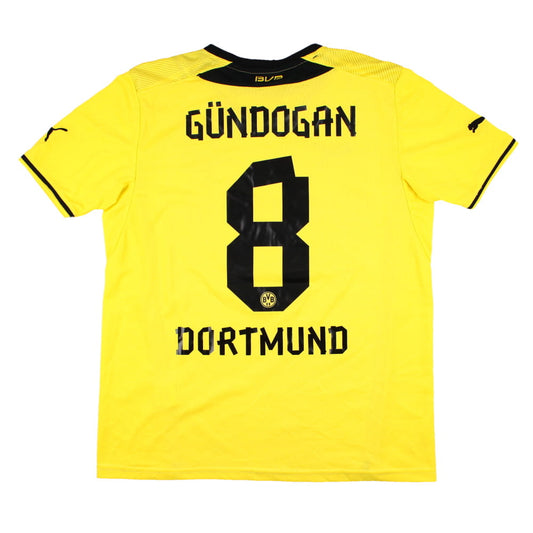 Borussia Dortmund 2013-14 Home Shirt (Gundogan #8) (M) (Very Good)_0