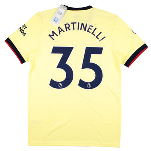 Arsenal 2021-22 Away Shirt (M) Martinelli #35 (Excellent)_0