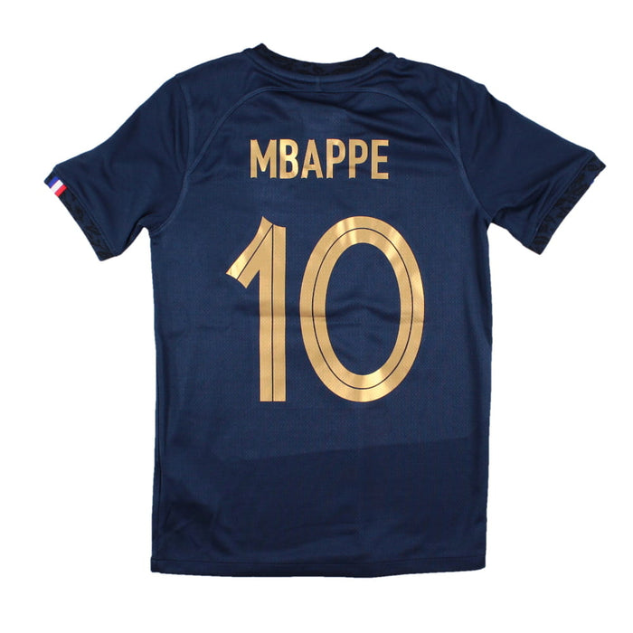 France 2022-23 Home Shirt (SB) Mbappe #10 (Mint)