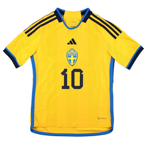 Sweden 2022-23 Home Shirt (11-12y) Ibrahimovic #11 (Excellent)_1