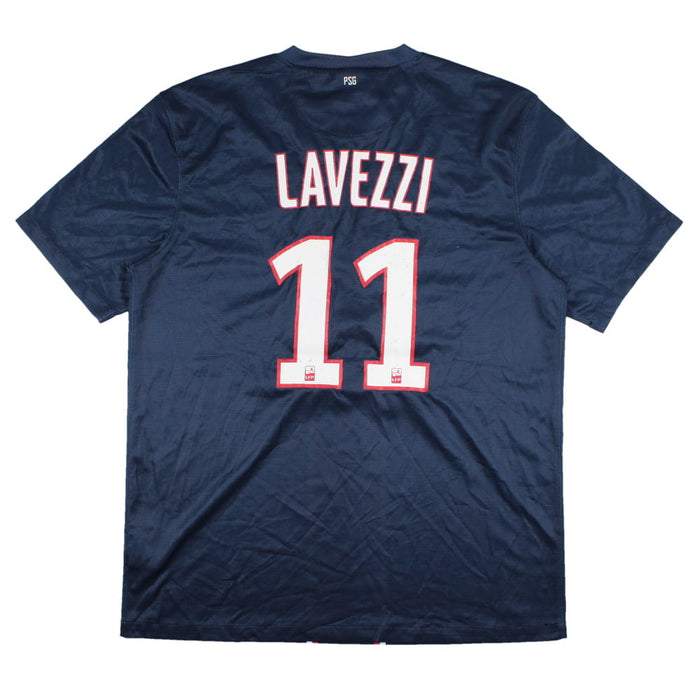 PSG 2012-13 Home Shirt (S) Lavezzi #11 (Excellent)