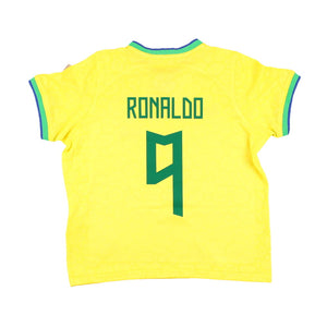 Brazil 2022-23 Home Shirt (Medium Infant) (Ronaldo #9) (Good)_0
