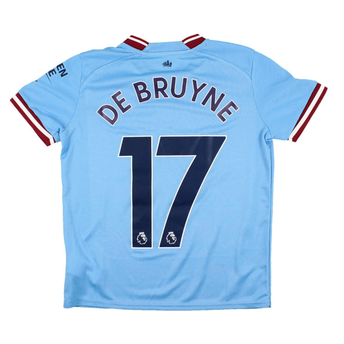 Manchester City 2022-23 Home Shirt (MB 11-12) (De Bruyne #17) (Excellent)