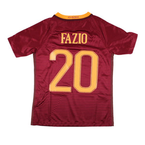 Roma 2016-17 Home Shirt (SB) Fazio #20 (Mint)_0
