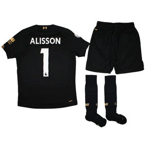 Liverpool 2019-20 GK Home Kit (Kids) (XLB) (Alisson #1) (BNWT)_0