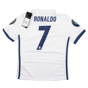 Real Madrid 2016-17 Home Shirt (7-8y) Ronaldo #7 (Very Good)_0