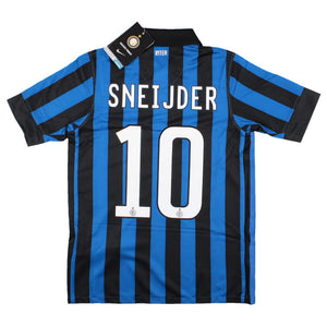 Inter Milan 2011-12 Home Shirt (SB) Sneijder #10 (Mint)_0