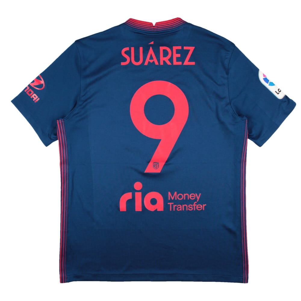 Atletico Madrid 2020 21 Away Shirt M Suarez 9 Very Good Classic Football Kit