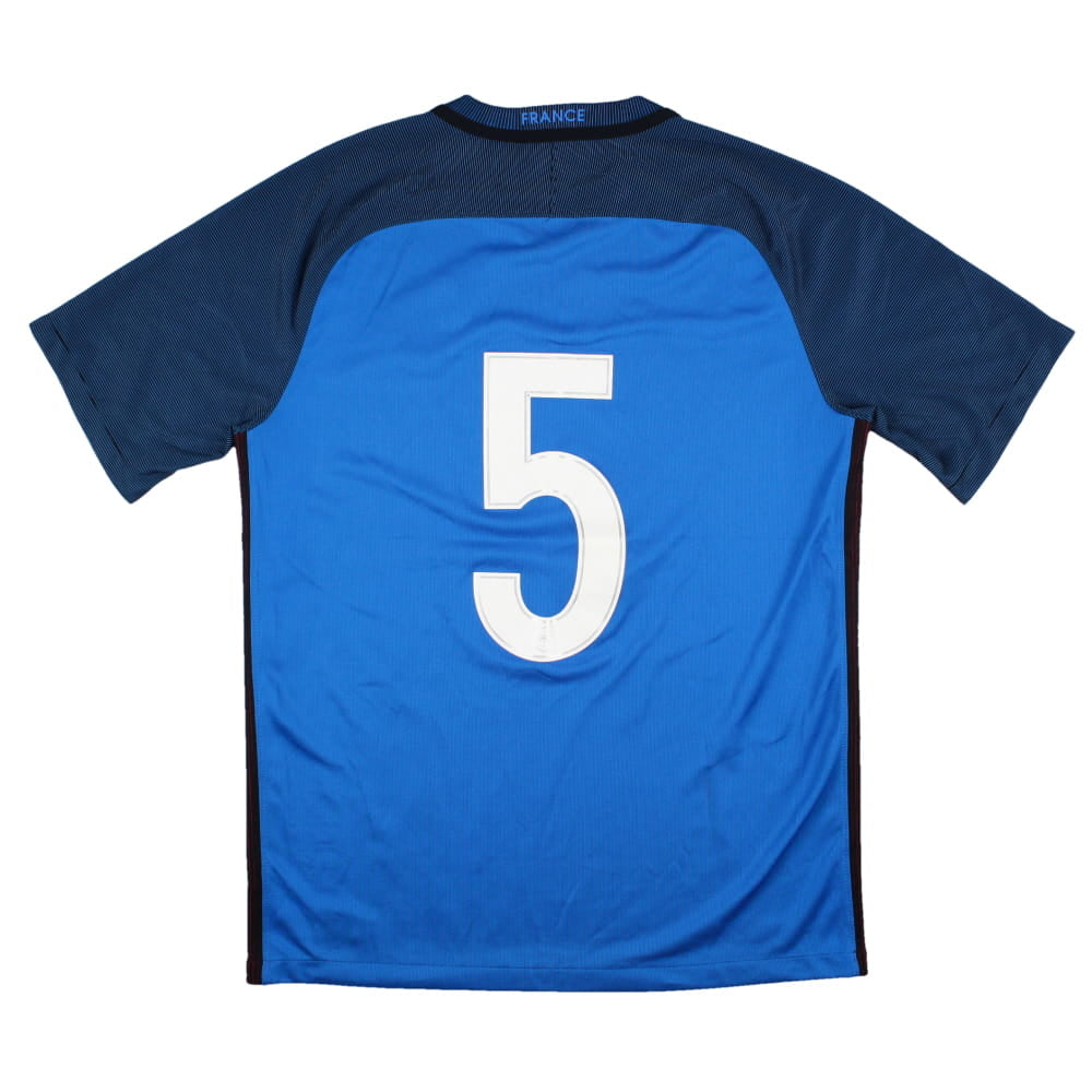 France 2016-17 Home Shirt (M) #5 (Excellent)_0