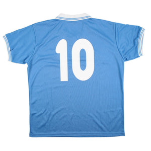 Napoli 1988-91 Retro Home Shirt Reproduction (XL) #10 (Excellent)_0