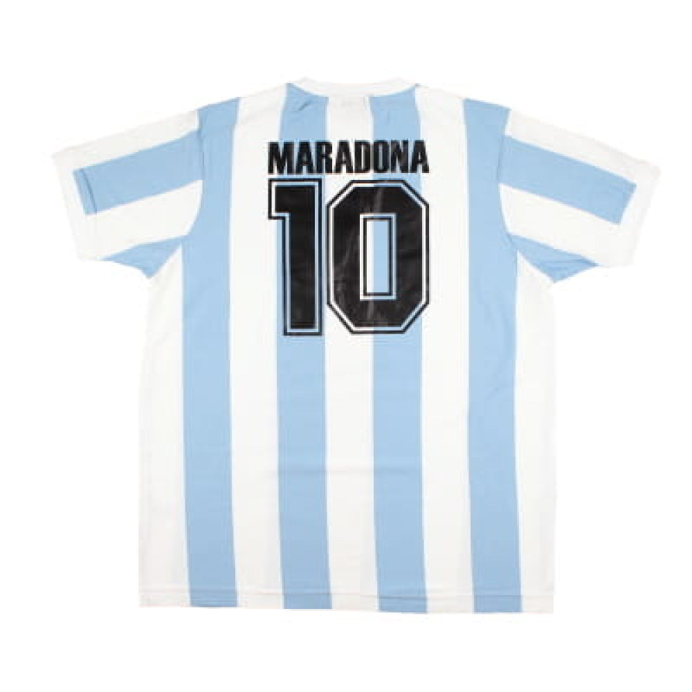 Argentina 1986-88 TOFFS Home Shirt (Maradona #10) (L) (Good)_0