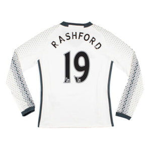 Manchester United 2016-17 Long Sleeve Third Shirt (9-10y) Rashford #19 (Mint)_0