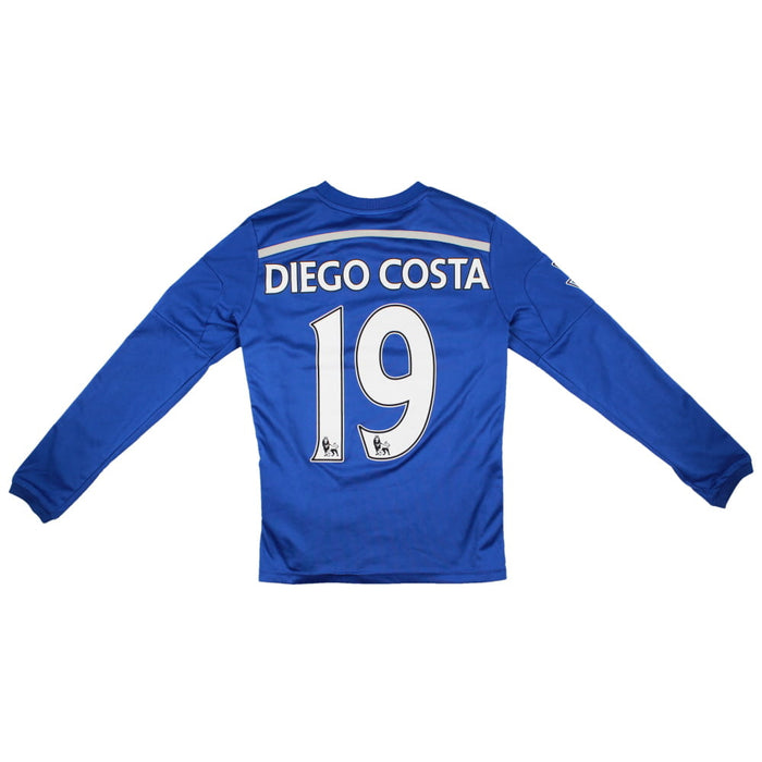 Chelsea 2014-15 Long Sleeve Home Shirt (11-12y) Diego Costa #19 (Good)