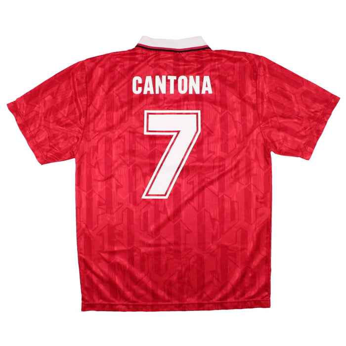 Manchester United 1992-94 Retro Home Shirt (L) Cantona #7 (Good)