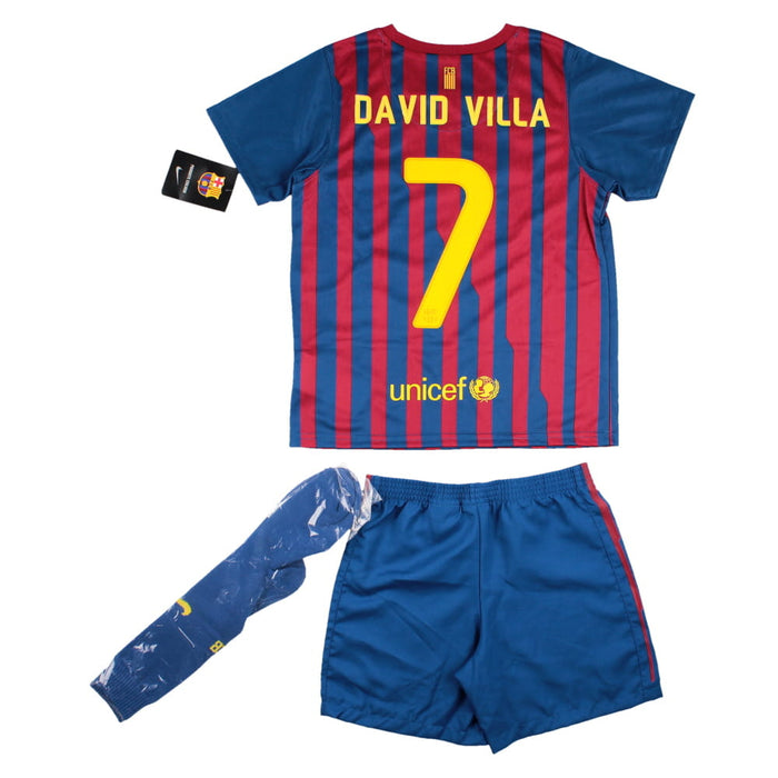 Barcelona 2011-12 Home Infant Kit (Villa #7) (MB) (Mint)