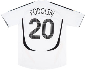 Germany 2005-07 Home Shirt (Podolski #20) (S) (Fair)_0