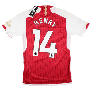 2023-2024 Arsenal Home Shirt (S) Henry #14 (Excellent)_0