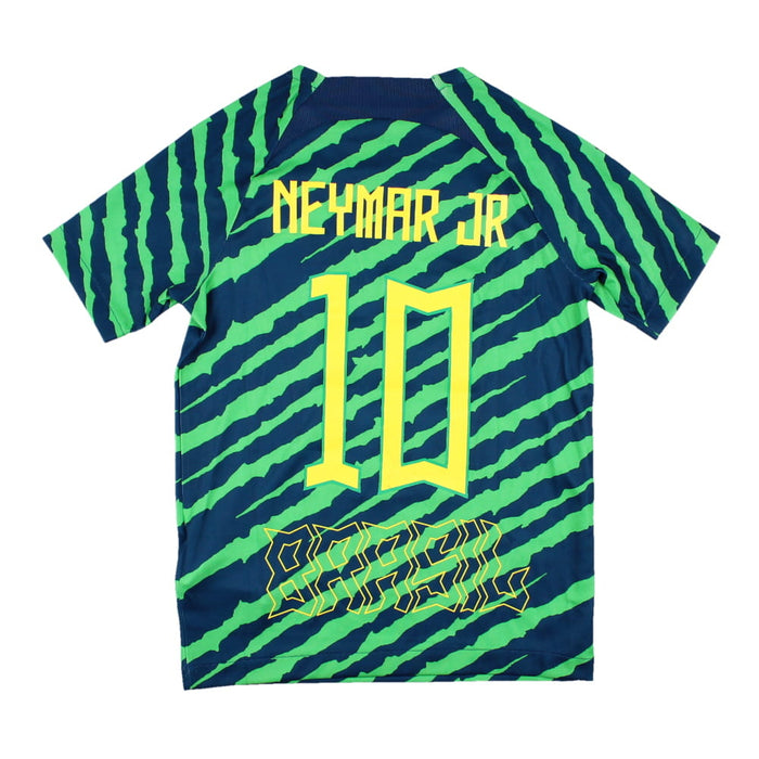 Brazil 2022-23 Pre-Match Shirt (Neymar JR #10) (SB) (Good)