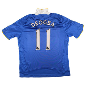 Chelsea 2008-09 Home Shirt (XL) Drogba #11 (Fair)_0