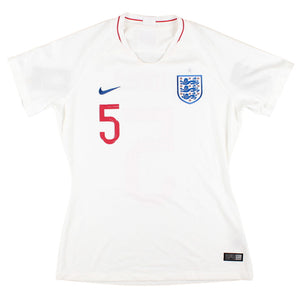 England 2018-19 Home Shirt (Womens M) Stones #5 (Excellent)_1