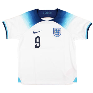 England 2022-2023 Home Shirt (Kids) (LB) #9 (Excellent)_0