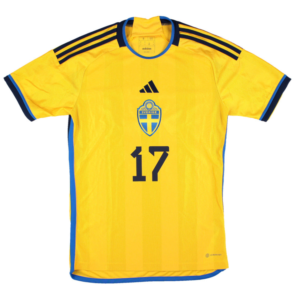 Sweden 2022-23 Home Shirt (S) Gyokeres #17 (Mint)_1