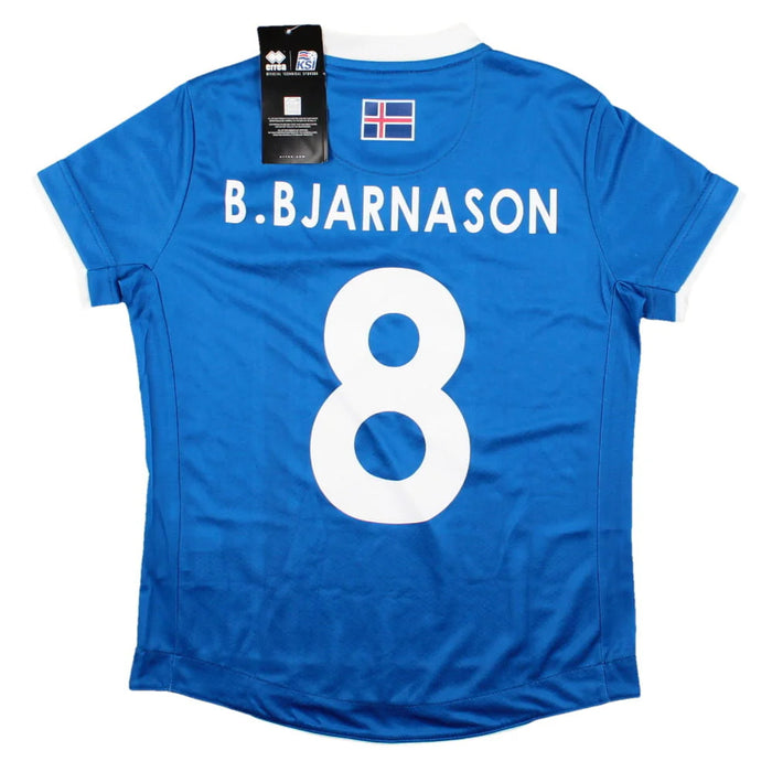 Iceland 2016-17 Home Shirt (MB) B.Bjarnason (Excellent)