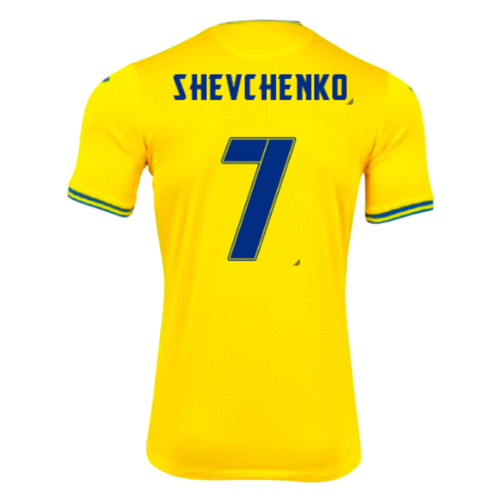 Ukraine 2021-22 Home Shirt (XXL) Shevchenko #7 (Excellent)