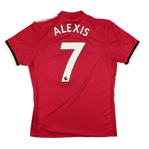 Manchester United 2017-18 Home Shirt (M) Alexis #7 (Good)_0