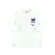 1966 England Umbro Re-Issue Heimtrikot Nr. 6 L/S XL