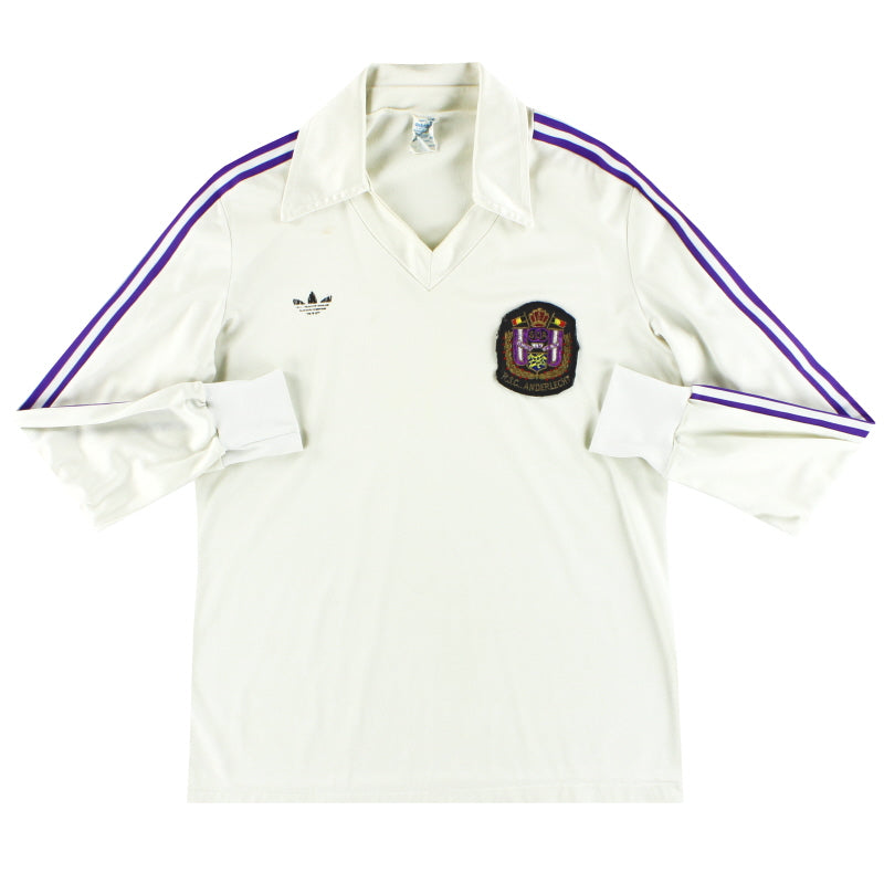 1970-71 Anderlecht adidas Heimtrikot Langarm M